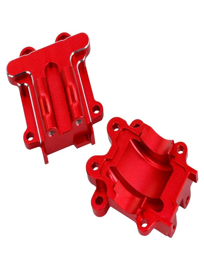 POLANTA 2Pcs Diff Cover Set Aluminum Upgrade Parts for Arrma 1/18 Granite Grom,1/14 Typhon Grom(Red) - Image 4